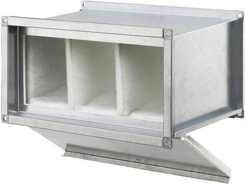 Helios Luftfilter 8670 für Kanäle in Silber aus Stahl - Bild 1