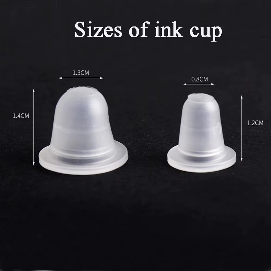 TRUE STAR Silikon Tattoo Ink Cups, 100 Stück, Einweg Pigment Behälter - Bild 2