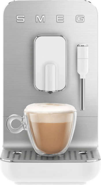 Smeg Kaffeemaschine BCC12WHMEU in Weiß mit Touch-Display, Heißwasserfunktion und Dampflanze - Bild 1