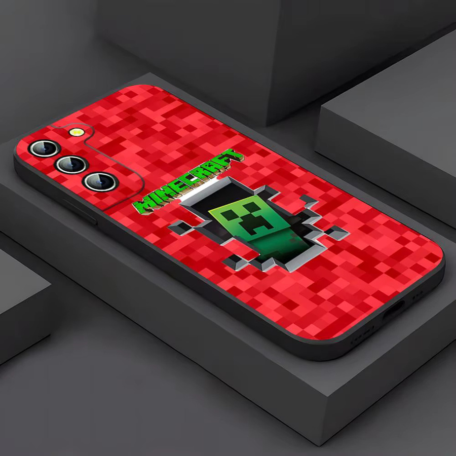 Grüne Pixel Monster Creeper Handyhülle für Samsung Galaxy S26 S25 Ultra S24 S23 S22 S21 S20 und weitere Modelle als Rückseiten-Cover - Bild 2