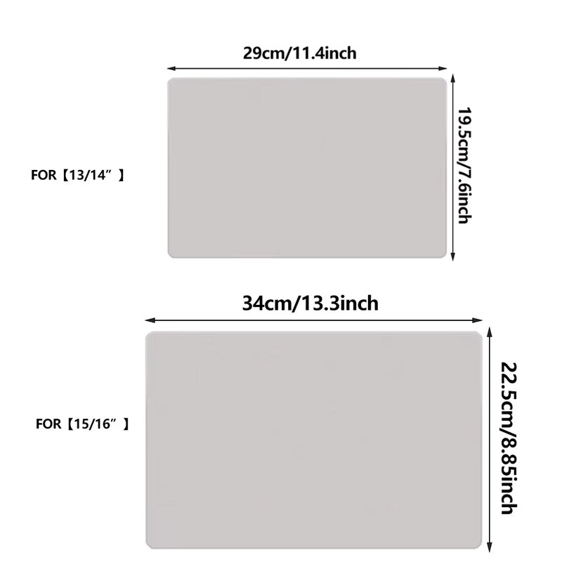 Staubdichtes Tastaturtuch für Apple MacBook Pro 13, 14, 15 und 16 Zoll als Bildschirmreinigungstuch und Schutzfolie - Bild 2