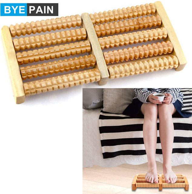 BYEPAIN Fußmassagegerät aus Holz, Unisex - Bild 1