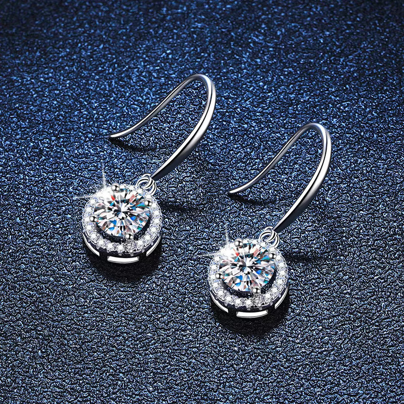 SAY Ohrringe, 925 Silber, Moissanit, Damen - Bild 2