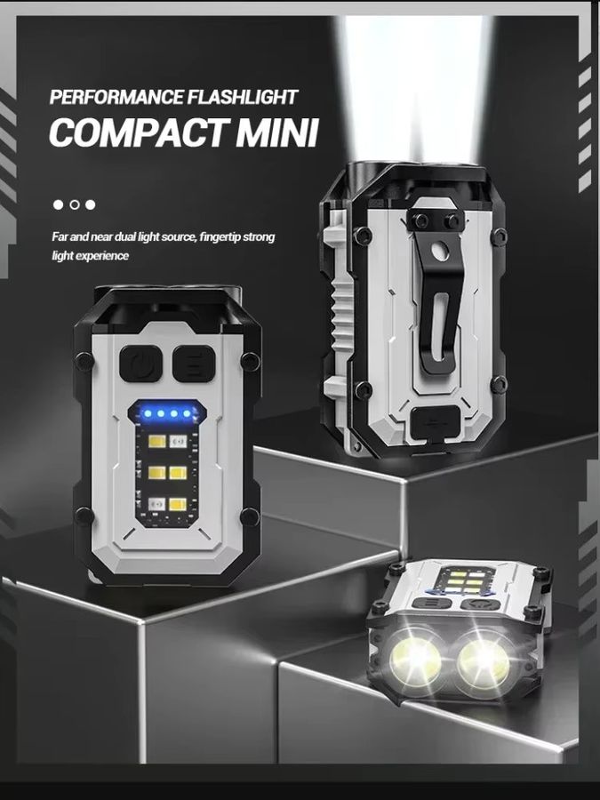Heinast Multifunktionale COB-LED-Taschenlampe, superhell und tragbar zum Anklipsen - Bild 6