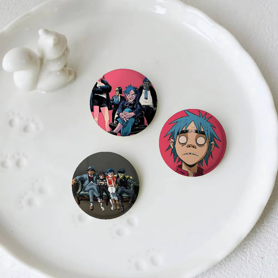 Gorillaz Abzeichen, Weißblech, Kinder - Bild 2