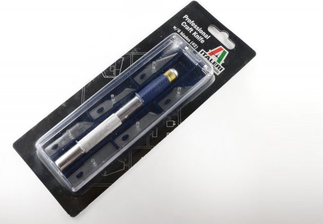Italeri Profi-Bastelmesser in Blau mit 6 Metallklingen - Bild 1