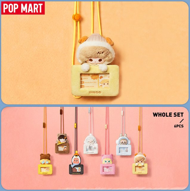 POP MART Fluffy & Cozy Series Kartenhalter-Anhänger Blind Box, 1-teiliges Set - Bild 1