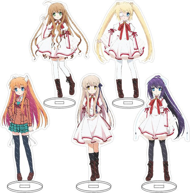 Bandai Rewrite Anime-Figur, Acryl-Ständer Ornamente, Kunststoff, Bunt / Mehrfarbig - Bild 1