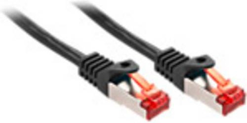 Lindy RJ45 Patchkabel CAT 6 S/FTP Ethernet LAN Schwarz, Länge: 3,00 m - Bild 1
