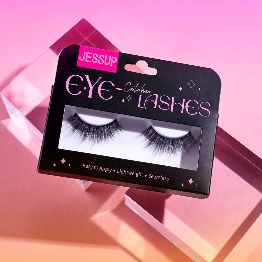 Jessup Falsche Wimpern, 3D-Faux-Nerzwimpern, natürlich, 1 Paar - Bild 3