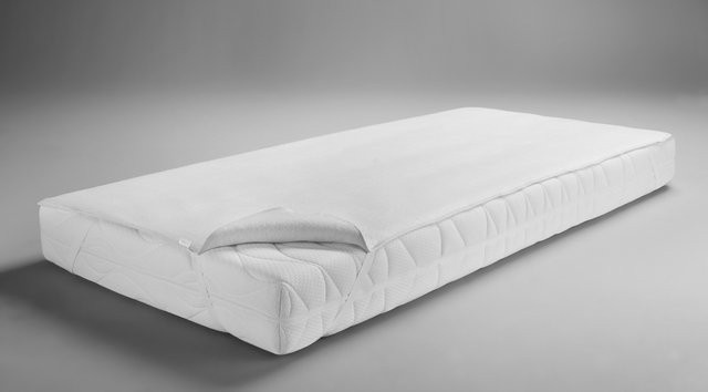 Matratzenauflage Mondo Mana in Weiß aus Baumwolle, B/T: 100 x 200 cm, Oeko-Tex Standard 100 zertifiziert - Bild 1