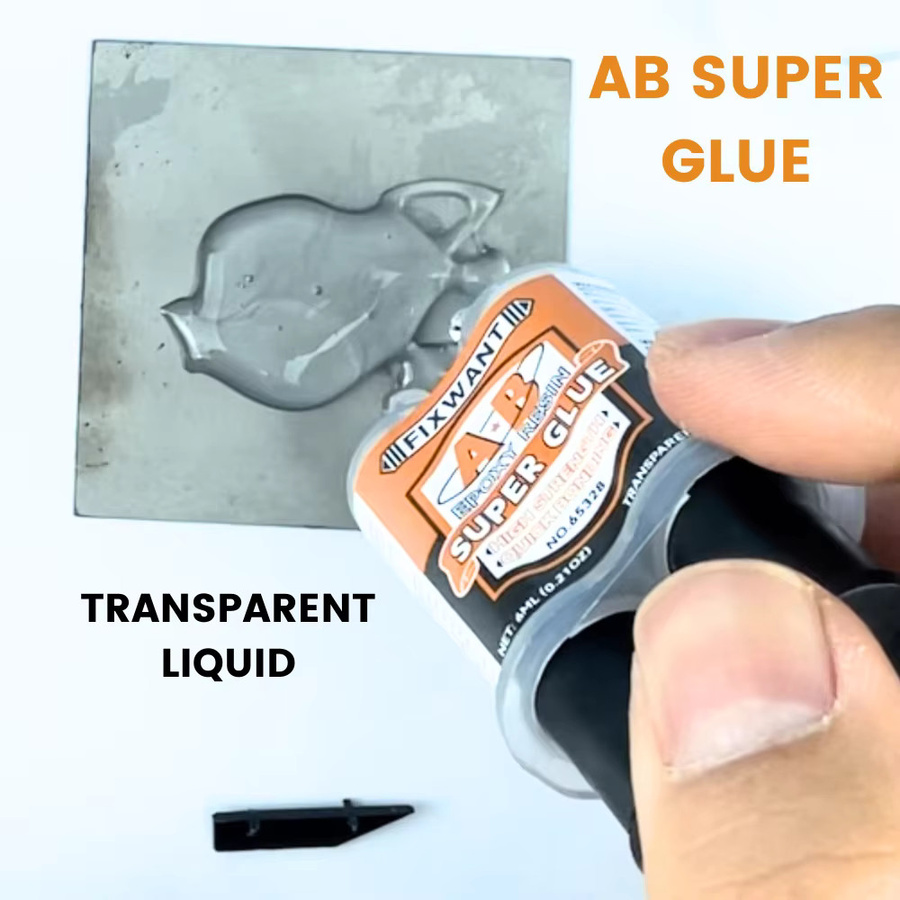 FIXWANT Epoxidharz AB Kleber transparent, wasserdichter Instant-Klebstoff für Holz, Kunststoff und Metall, 6/25 ml - Bild 3