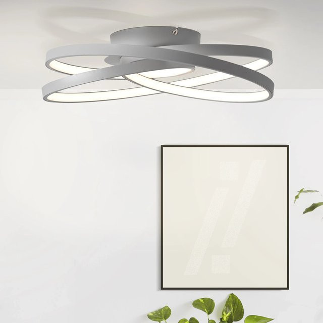 Brilliant LED-Deckenleuchte Labyrinth in Grau mit 42W und 4775lm - Bild 1