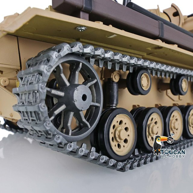 HENG LONG Panzer III, RC Panzer, 1:16, Metallketten, mit Akku - Bild 1