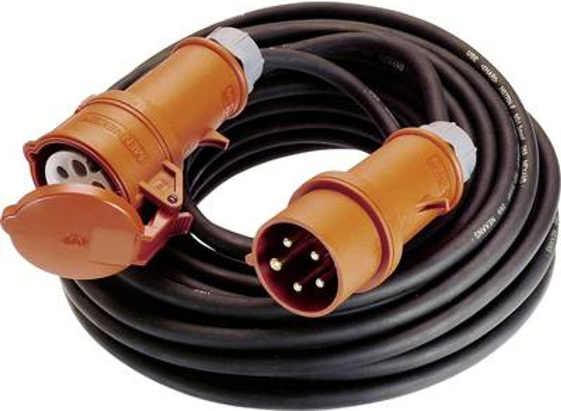 AS Schwabe Strom Verlängerungskabel 16A Schwarz 25,00 m H07RN-F 5G 1,5mm² - Bild 2