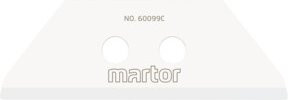Martor Keramikklingen Nr. 60099C mit abgerundeten Spitzen, 2 Stück, Weiß - Bild 1