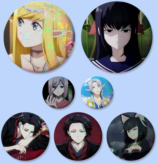 Bilibili Anstecknadel Runde Cosplay-Brosche - Bild 1