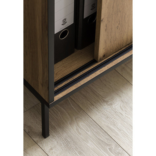 Schildmeyer Unterschrank Serie 2000 Eiche Landhaus Dekor, B/H/T: 100,1 x 96,6 x 41,0 cm - Bild 3