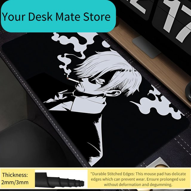 Bandai One Piece Sanji Gaming-Mauspad XXL rutschfeste Tastaturunterlage für Gamer - Bild 1