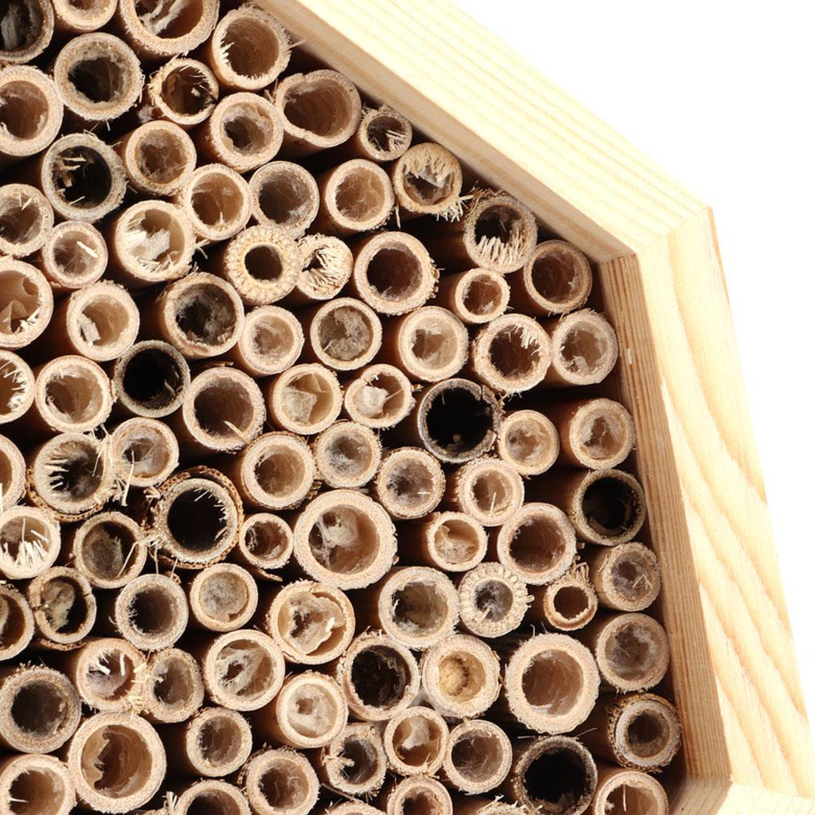 TOMTOP JMS Insektenhotel aus Holz in Braun für den Garten - Bild 3