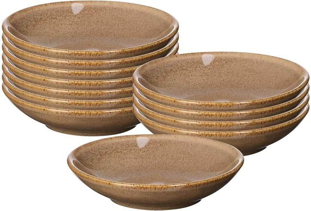 Ritzenhoff & Breker Dipschalen Sahara aus Keramik in Sand, 12er Set, Durchmesser: 10 cm - Bild 1