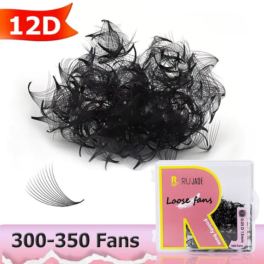 lashrujade Promade Volume Lose Fans, Wimpernverlängerung, Handgemacht - Bild 4