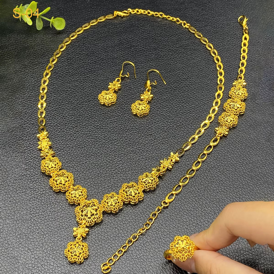 Aniid Schmuck-Set, Gold, Kristall, Damen, Hochzeit - Bild 2