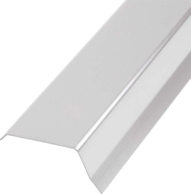 Daprona Attika Dachblech Giebelblech aus Aluminium in Silber, Länge: 2 m, Breite: 4,5 cm - Bild 1