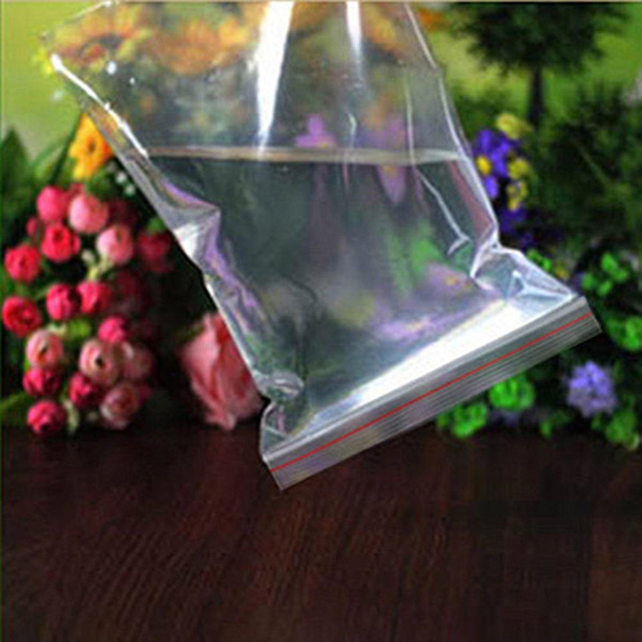 100 Stück Amusedly wiederverschließbare PE-Beutel transparent B: 5 cm, H: 7 cm - Bild 3