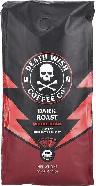 Rworld Wellness Kaffee Dunkle Röstung Ganze Bohnen 454 g - Bild 1