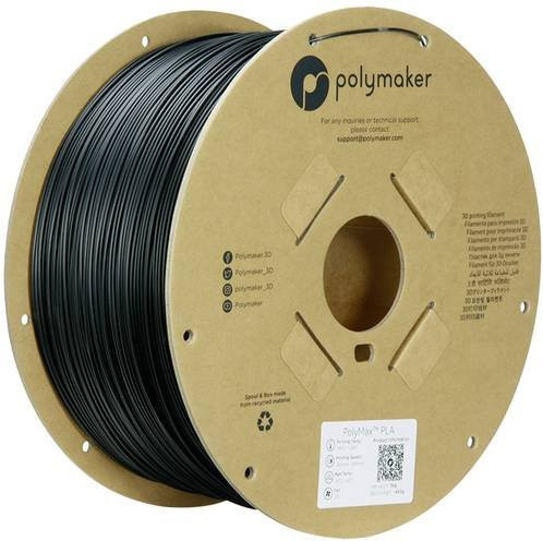 Polymaker PolyMax Tough PLA Filament Schwarz 1,75 mm 3000 g - Bild 1