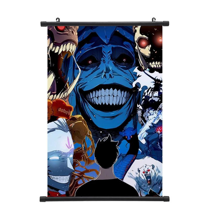 Solo Leveling Sung Jin Woo Wandbehang aus Polyester, Multicolor, B: 40 cm, H: 60 cm - Bild 2