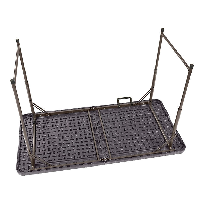 Platzspar-Klapptisch von MODERNE HAUSFRAU in Braun für Balkon, Garten und Terrasse, B/T/H: 60 x 60 x 74 cm - Bild 2