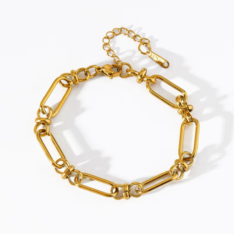 GANPUP Armband, Edelstahl, Gold, Unisex - Bild 4