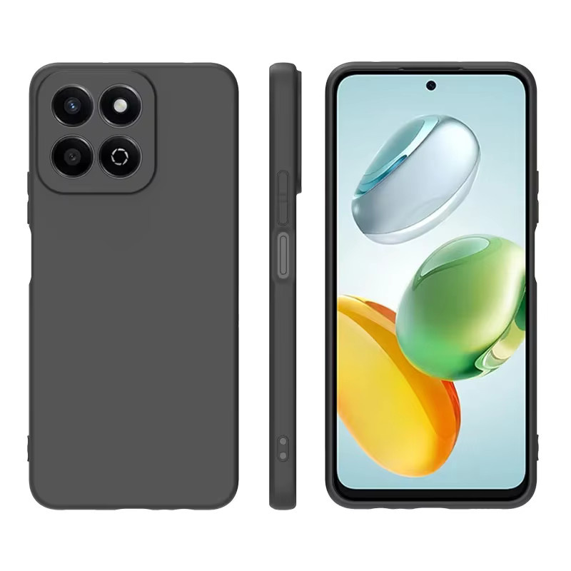Schutzhülle für Honor X8C und Honor X8b in Schwarz Matt aus weichem TPU - Bild 2
