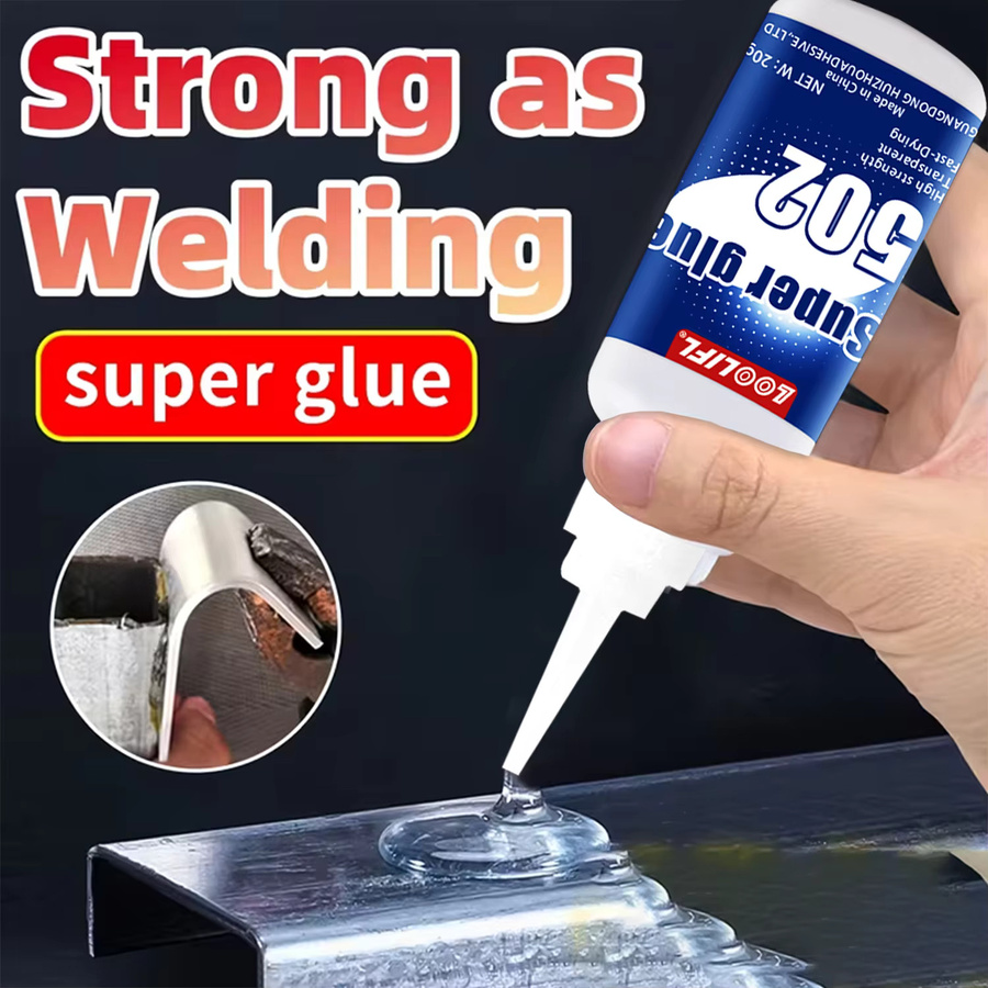 Loolifl 502 Superkleber Cyanacrylat transparent schnell trocknend und sofort haftend - Bild 2