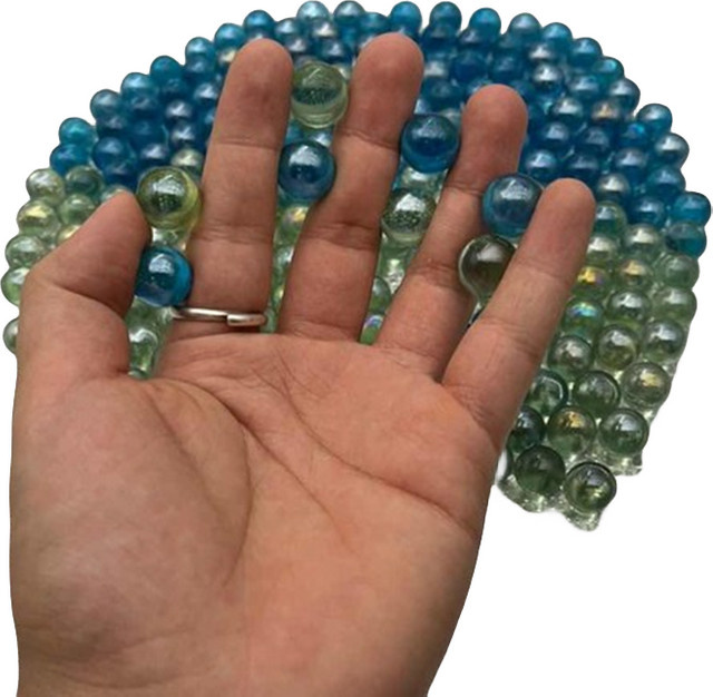 Meade Glas Marmor Ball, Aquarium Dekoration, 50/100 Stück - Bild 1