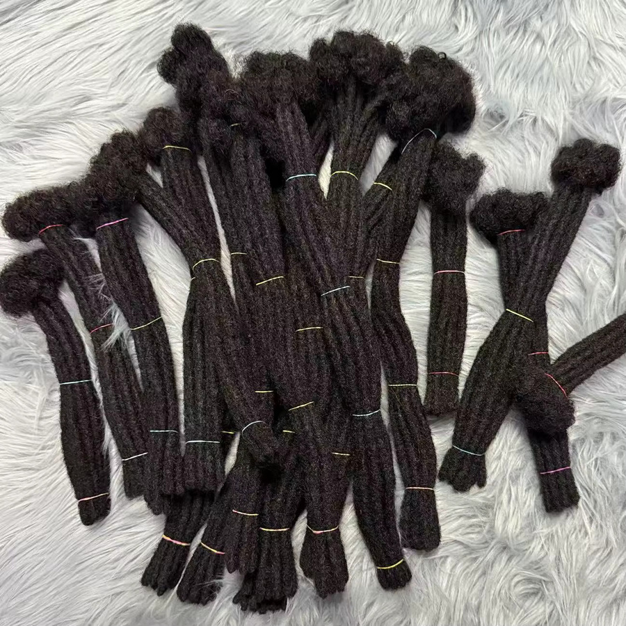 MAKI Dreadlocks Echthaar Locs, 10 Stränge, Unisex - Bild 6