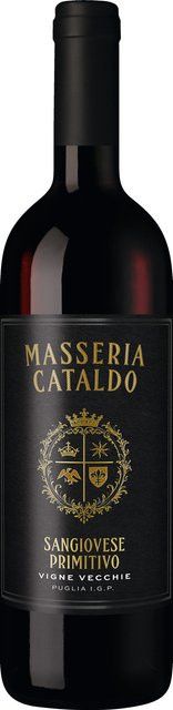 Masseria Cataldo Rotwein Primitivo & Sangiovese, Puglia, 2025, trocken, 0,75 l - Bild 1