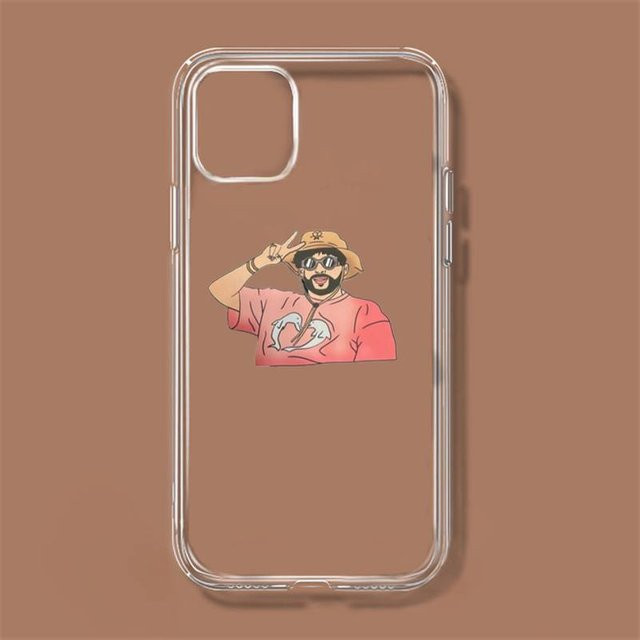 Transparentes iPhone Case Un Verano Sin Ti Bad Bunny Design für Apple iPhone 11 12 13 14 Pro Max XS XR 7 8 Plus SE - Bild 1