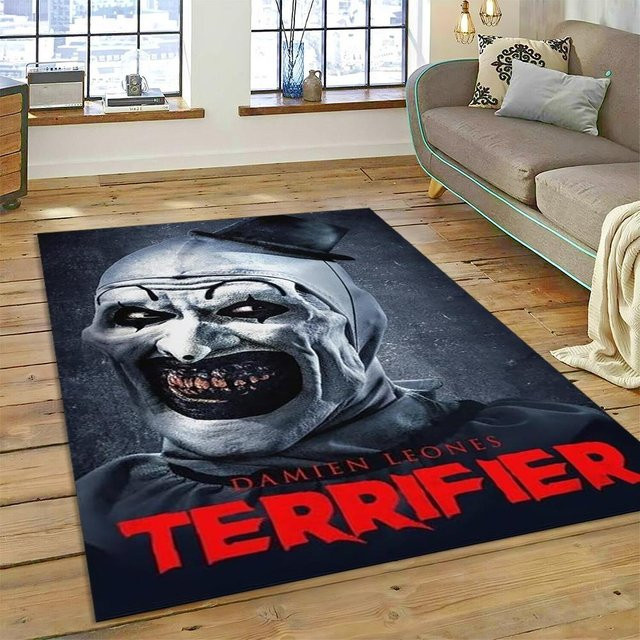 Karpetti 3D Terrifier 3 Horror Clown Teppich, Mehrfarbig, B/T: 120 x 160 cm - Bild 1