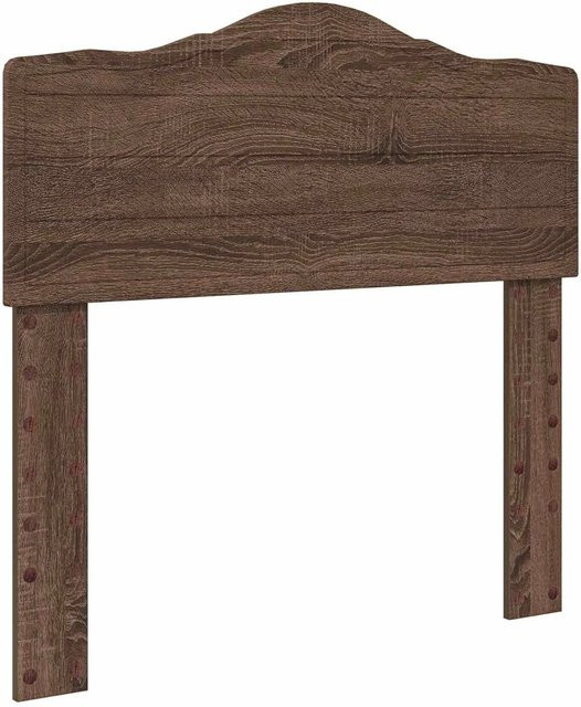 vidaXL Kopfteil für das Bett in Braun Eichen-Optik aus Holzwerkstoff, Breite: 100 cm, Höhe: 102 cm - Bild 1