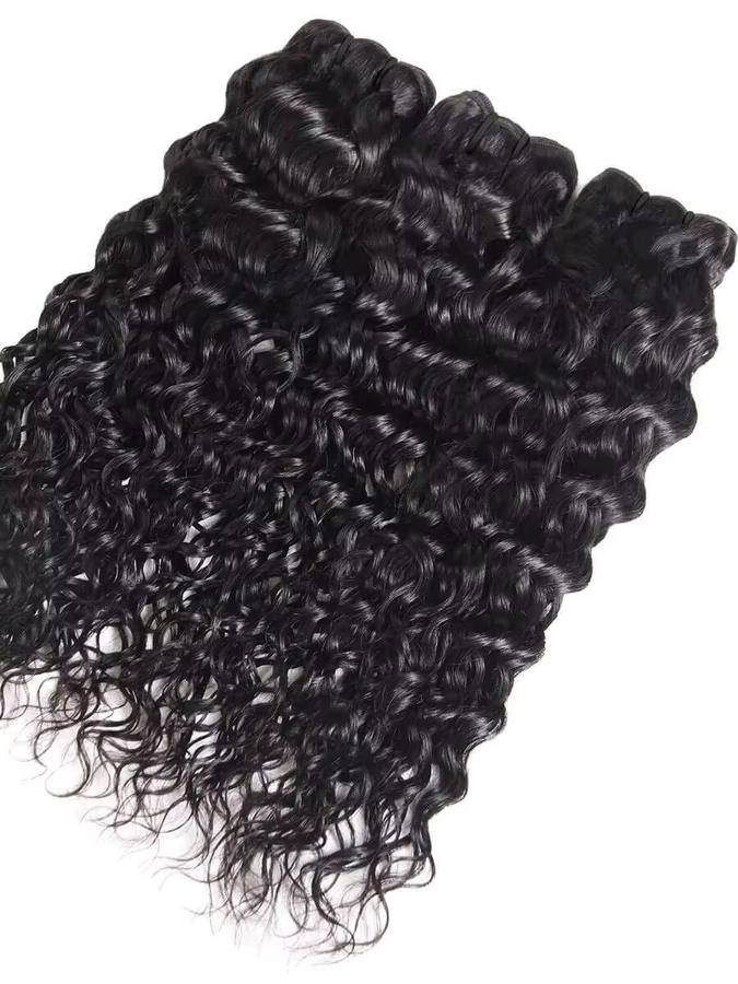 Deep Wave Echthaar-Bündel, brasilianisches Rohhaar, lockig, Damen - Bild 7