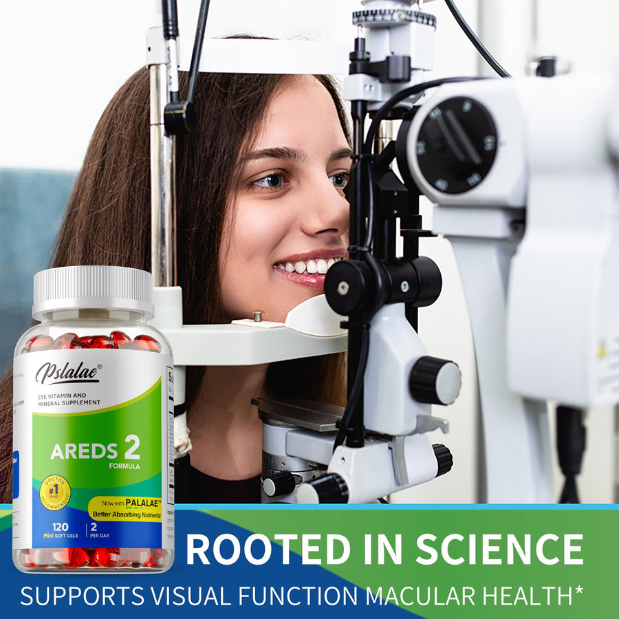 Pslalae AREDS 2 Formel Augenvitamine mit Lutein, Unisex - Bild 5
