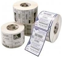Zebra Z-Ultimate 3000T Polyester Etiketten Silber glänzend mit permanentem Acrylklebstoff B: 2,51 cm, H: 5,1 cm, 10 Rollen à 5180 Etiketten - Bild 1