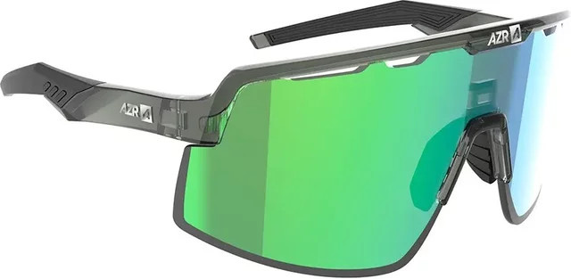 AZR Speed RX Sonnenbrille, Unisex, Vollrand, Plastic, green, grey - Bild 1