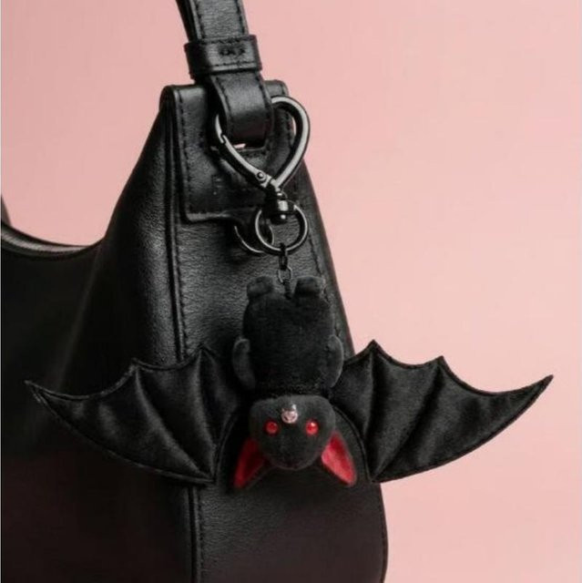 Fledermaus Schlüsselanhänger, Schwarz, Unisex - Bild 1