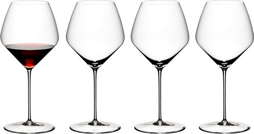Riedel Veloce Pinot Noir / Nebbiolo Weinglas, 4er-Set, transparent - Bild 1