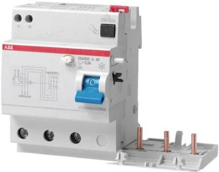 ABB DDA203 A-63/0,03 AE FI-Block RCD 3-polig 63A 0,03A 400V in Weiß - Bild 1