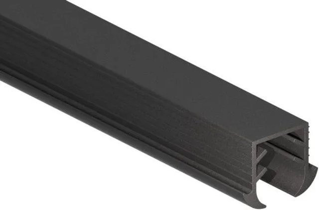 FeNau Keildichtung aus EPDM für Glas in Schwarz, Nut 24 x 24 mm, Glasstärke 11,52-13,52 mm, Länge: 6 m - Bild 1